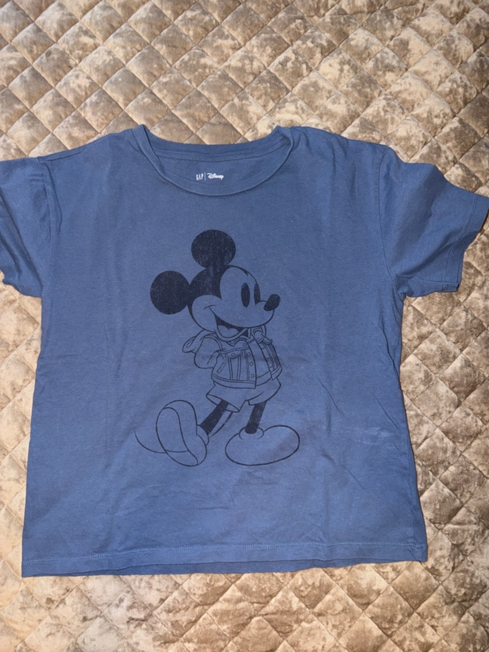 GAP Navy Blue Mickey Mouse Graphic Tee